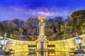 Night view Bongeunsa Temple at Gangnam,Seoul,South Korea Royalty Free Stock Photo