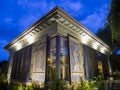 Night view of The Boulder Dushanbe Teahouse Royalty Free Stock Photo