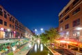 Night view of the Bricktown