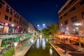 Night view of the Bricktown