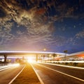 Overpass bridge Royalty Free Stock Photo