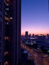 Night view of the Bund in Shanghai Royalty Free Stock Photo