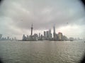 Night view of the Bund in Shanghai Royalty Free Stock Photo