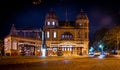 Night view of Buxtob, a spa town in Derbyshire, in the East Midlands region of England Royalty Free Stock Photo