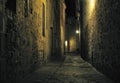 Night view of Caceres (Extremadura, Spain) Royalty Free Stock Photo