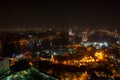 Night view of Cairo from Cairo tower Royalty Free Stock Photo