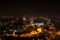 Night view of Cairo from Cairo tower Royalty Free Stock Photo