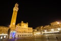 Siena night view, Tuscany, Italy