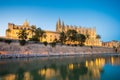 Cathedral de Santa Maria in Palma de Mallorca Spain Royalty Free Stock Photo