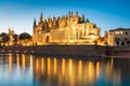 Cathedral de Santa Maria in Palma de Mallorca Spain Royalty Free Stock Photo