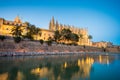 Cathedral de Santa Maria in Palma de Mallorca Spain Royalty Free Stock Photo