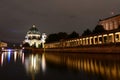 Night view of the Cathedral and Spree river. Museum island. Berlin. Germany Royalty Free Stock Photo