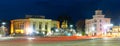 Night view of central square of Kutaisi with Colchis Fountain