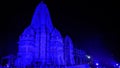 Night View Of CG Temple blue