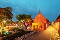 Night View of Christ Church Melaka city, Malaysia Royalty Free Stock Photo