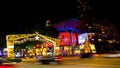 Night view of Christmas Decoration at Singapore Orchard Road on November 19, 2014 Royalty Free Stock Photo