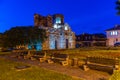 Night view of Church of Christ Pantokrator in Nessebar, Bulgaria Royalty Free Stock Photo