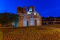 Night view of Church of Christ Pantokrator in Nessebar, Bulgaria Royalty Free Stock Photo