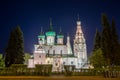 Night view of the Church of Elijah the Prophet in Yaroslavl, Russia.