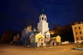 Night view Church of the Nativity of John the Baptist