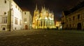 Night view of the church