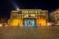 Night view of City Assembly of Belgrade Royalty Free Stock Photo