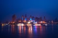 Night view of city, chongqing, china Royalty Free Stock Photo