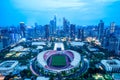 Night view in city of Guangzhou China Royalty Free Stock Photo