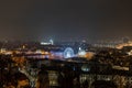 Night view of the city Kiev Royalty Free Stock Photo