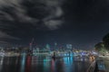 Night view of the city of london