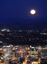 Night view cityscape from pittock manson