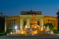 Night view of Colchis Fountain in Kutaisi, Georgia