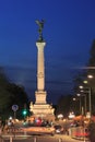 Night view of Colonnes des Girondins, Bordeaux