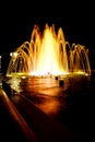 Night View of Colorful Fountain