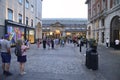 Night view of Covent Garden market in London Royalty Free Stock Photo