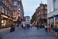 Night view of Covent Garden market in London Royalty Free Stock Photo