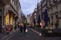 Night view of Covent Garden market in London