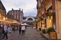 Night view of Covent Garden market in London Royalty Free Stock Photo