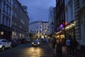 Night view of Covent Garden market in London