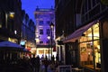 Night view of Covent Garden market in London Royalty Free Stock Photo