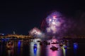 Night view of the Dadaocheng Fireworks Festival