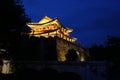 The night view of Dali Ancient City is also very beautiful