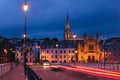 Night view. Derry Londonderry. Northern Ireland. United Kingdom Royalty Free Stock Photo