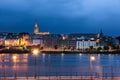 Night view. Derry Londonderry. Northern Ireland. United Kingdom Royalty Free Stock Photo