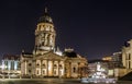 night view of deutscher dom cathedral situated on gendarmenplatz in berlin....IMAGE Royalty Free Stock Photo