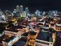 Night View of Downtown Daegu Dongseongno Street Royalty Free Stock Photo