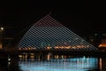 Night view in Dublin in Ireland