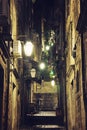 Night view of Dubrovnik Royalty Free Stock Photo