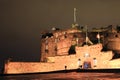 Night view of Edinburgh Castle Royalty Free Stock Photo