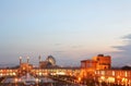 Night view of Esfahan, Iran. Royalty Free Stock Photo